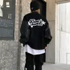 Mäns Jackor Hip Hop College Brev Broderi Baseball Jacka Män 2021 Par Unisex Patchwork Coat Harajuku Varsity Furry Stars