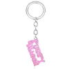 Keychains Pussy Wagon Pink Keychain for Women High Quality Kill Bill Key Chains Fashion Accessories Jewelry5705958