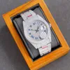 Часы с бриллиантами Мужские часы Ice Dial Автоматические механические наручные часы 40 мм Наручные часы с сапфировым ремешком из нержавеющей стали Montre de lux263O