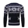 Großhandels-Herren Vintage Neuheit Pullover Print Pullover Weihnachten Rudolph Winter Fairisle Mantel