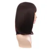 Bangs Black Brown Animeコスプレの合成WIGS BUQI中長的かつら女性の毎日の偽髪の女性の髪