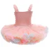 Toddler Baby Girl Infant Princess Dress Cake Tutu Wedding Summer Kids Party Vestidos for 1st Year Birthday 210508