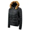 Damen Daunenparka 2021 Damen Winter Herbst Jacke Baumwolle Gepolsterte Kapuze Übergroße Lose Weibliche Dicker Mantel Kurze Feste Lässige S-3XL