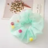 2021 frühling Sommer Berufung Frauen Mädchen Organza Scrunches Nette Haarballen Im Inneren Oversize Haar Chouchou Große Größe Haar Scronchies