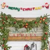 Christmas decoration felt products Xmas Tree Pendant non-woven letter flag