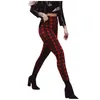 Sexy Colorful Fashion Women's Lattice haute taille élastique petite jambe pantalon décontracté pantalon accessoires de vêtements plus taille capris