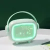 Övriga klockor Tillbehör 3 Färg Multifunktionell Mini Smart Sensor USB Night Light Väckarklocka Slitstarkt sömnträning Timing Snooze