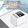 30W / 40W qc3.0 شاحن USB الجدار محول السفر شواحن الهاتف الخليوي السريع للهاتف الذكي Xiaomi هواوي سامسونج