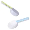 Pet Food Scoop ABS plastic Dog cat bird scoops feeders with handle clip home pets supplies DH8587