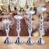 Ljushållare Metal Candlestick Flower Vase Table Centerpiece Event Rack Road Bly Bröllopsinredning