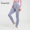 Women's Sports Leggings Sport Woman High-waisted Tights Purple Leggings Yoga Pants Fitness Secrets Plus Size Seamless Leggings H1221