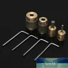 4 Standard Brass Grit Grinding Bits 1" 3/4" 1/8" 1/4" for Inland Stained Glass