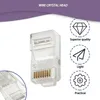 RJ45 CAT5E Modulaire plug -netwerkconnector 8p8c Contacten