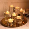 Ljushållare Votive Holder Home Decorations Candlestick Wedding Idea K9 Crystal Table Centerpieces Bar Coffee Shop Decor