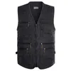 Plus storlek 6xl 7xl denim väst mäns jacka Ärmlös bomull Casual Waistcoat Jean Coat Slim Fit Male Cowboy Fickor 210925