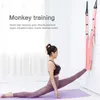 Splits övning Stretch Belt Yoga Rope Ben Handstand Fitness Training Device Kvinnor Yoga Gym Energy Small Decor H1026