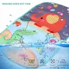 3 in 1 Baby Infant Gym Play Mat Fitness Music Piano Hanging Toy Projector Early Educational Puzzle Tappeto Tappeto per bambini 76x56x43cm 210724
