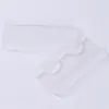 recipientes de maquiagem de plástico transparente