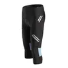 Pantalones de carreras Ciclismo para hombres con medias de gel en 3D Talillos MTB Babero MTB Babero Downhill Bicycle pantalones