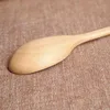 2pcs Bamboo Coffee Spoons Eco-Friendly Healthy Scoop For Stirring Cappuccino Milk Teaspoon Kitchen Accessories 210423