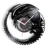 Horloges murales Êtres intelligents Alien Horror Xenomorph Baby Record Clock Extra-terrestre Facehugger Montre silencieuse moderne