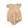 Bebek Kız Romper Yaz Bebek Unisex Kolsuz Kız Tulum Erkek Pamuk Keten Yumuşak Giysi Kıyafetler 0355
