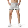 Mäns Gym Workout Shorts Mesh Weightlifting Squatting Byxor Snabb Torkande Träning Bodybuilding Jogging Kort Byxor 210522