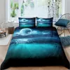 Bedding Set Moon Night View Duvet Cover Set With Pillowcase Bedding King Queen Full Double Single Size Bedding Set King Size 210706