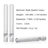 2022 nuovo 10CM Glass One Hitter Fumo di tabacco Herb Pipe Smoking One Hitter Standard Glass Taster Bat Pipes Hose Cigarette Holder Dugout