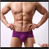 Underpants homens vestuário entrega 2021 Sexy respirável roupa interior homens cuecas ropa hombre cueca boxer jockstrap roupá interior deslizamento sólido c