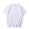 夏の男性のTシャツの潮スタイルの男性ティートップトップカップル着用手紙印刷半袖TシャツS-2XL