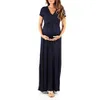 Maternity Dresses Clothes Pregnancy Dress for Pregnant Women Spring Summer Clothing Mummy Long Po Props 210922