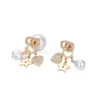 Luxus Für Frauen Mode Schmuck Gold Farbe Vintage Perle Anhänger Tropfen Ohrringe Hochzeit Ohr Zubehör