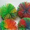 New Anti-Stress 6cm/9cm Rainbow Fidget Sensory Koosh Ball Baby Funny Stretchy Ball Stress Relief Kids Autism Special Needs 2093 Q2