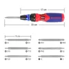 WORKPRO Ratcheting Screwdriver Set 12 in 1 Bit With Quick-load Mechanism S2 Bits Kit 211110