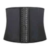 9 Steel Bone Latex Waist Trainer Shapewear Cintura dimagrante Vita Cincher Body Shaper Cintura Allenamento Tummy Control Corsetto per le donne 211116