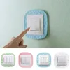 Wall Stickers 3D Silicone Simple Modern Luminous Switch Sticker Panel Protective Cover Living Room Bedroom Socket Decor