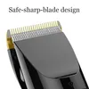 Electric Hair Clipper Rechargeable Trimmer Ceramic Blade Salon Men Cutting Barber Machine LCD Display 220216