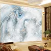 사용자 정의 3D 유럽 스타일 벽지 절묘한 대리석 현대 벽화 하이 엔드 홈 개선 거실 침실 그림 클래식 월페이퍼
