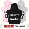 Pet Clothes Dog Hoodie Custom French Bulldog Puppy Coat Sweatshirt Cotton Winter Dog Cat Clothing For Small Large Dogs Chihuahua 211007