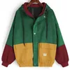 Outerwear Coats Jackets Corduroy Patchwork Oversize Autumn Jacket Women Chaqueta Mujer Ceket Streetwear Coat Windbreaker 211014