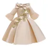 Kinder Weihnachtskleider für Mädchen, Prinzessin, Blumen-Hochzeitskleid, formelles Abend-Partykleid für Kinder