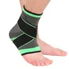 Apoio de tornozelo elástico cinta de nylon brace esportes basquete futebol Tornozeleira esporte fitness achilles tendon