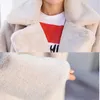 Vinter Kvinnor Högkvalitativ Faux Kanin Fur Coat Luxury Long Fur Coat Loose Lapel Overcoat Tjock Varm Plus Storlek Kvinna Plush Coats 210817