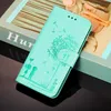 Wallet Cases With Card Slot For iPhone 13 Pro Max 12 Mini 11 XR Samsung S20 S21 Ultra Note 20 A70 A90 A72 5G Lover Dandelion