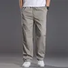 Baijoe Yeni Bahar Rahat Pantolon Erkekler Kargo Pantolon Pamuk Gevşek Pantolon Erkek Pantolon Tulum Moda Süper Büyük XL-6XL X0615