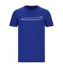 F1 T-shirt Fan de voiture chemise à manches courtes pour hommes et femmes équipe sports de plein air col rond costume de course personnalisable 263h H3b0