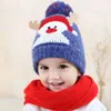 Girl Boy Pompom Elk Christmas Gift Baby Hat Cute Cartoon Animal Newborn Knitted Cap Autumn Winter Warm Thick Kid Toddler Beanie Caps