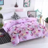 1 PC Comforter Pościel Zestaw Pościel Zestaw Królowa King Nordic Duvet Pokrywa Zestaw kołdra Pościel Poszewka na poduszkę Case Home Textile F0302 210420