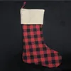 クリエイティブサンタクロースストッキング熱伝達クリスマスキャンディアップル靴下クリスマスツリーデコレーションフェスティバルDIYギフト